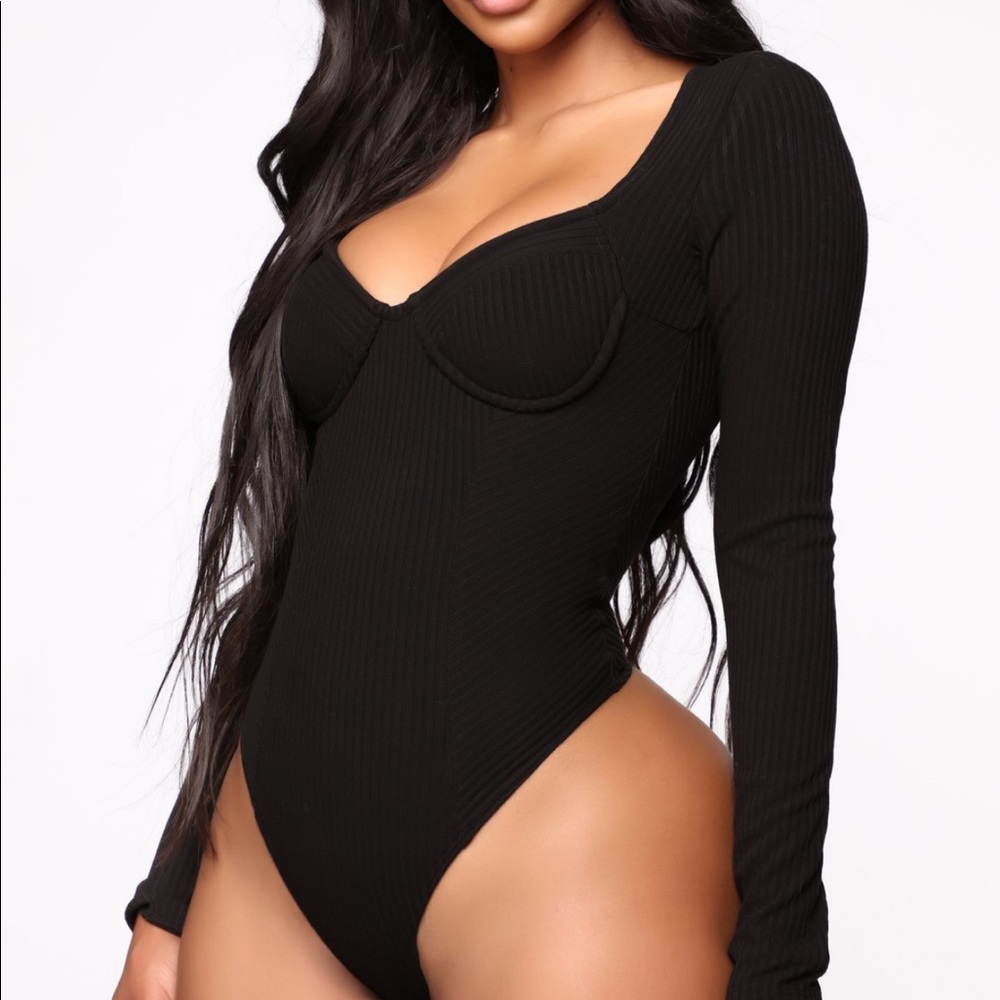 Long sleeve FashionNova bodysuit